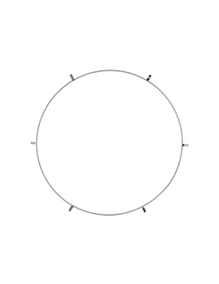 20 Lowrider Square Twisted Wheel Trim Chrome.